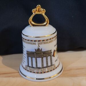 2/$20 Berlin Souvenir Bell with Gold Accents